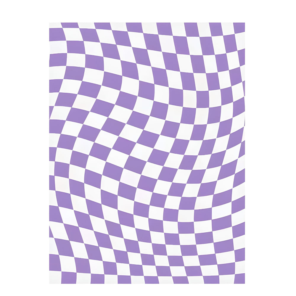 Rynx | Pastel Curvy Checker Rug