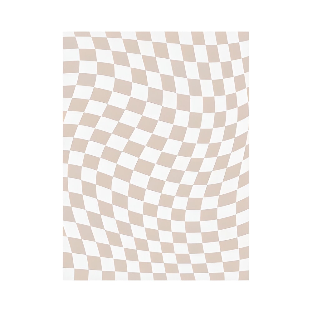 Rynx | Pastel Curvy Checker Rug