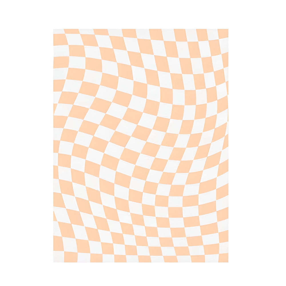 Rynx | Pastel Curvy Checker Rug