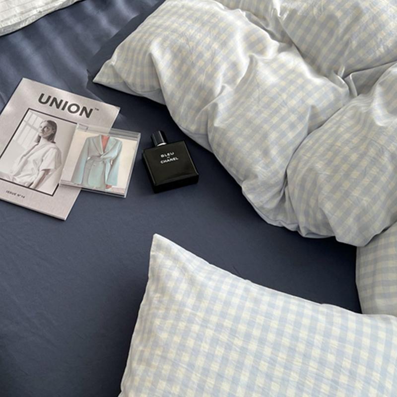 Rynx Pastel Check Bed Linen Set