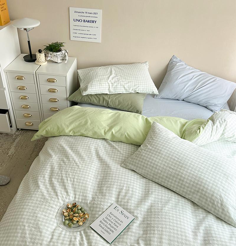 Rynx Pastel Check Bed Linen Set