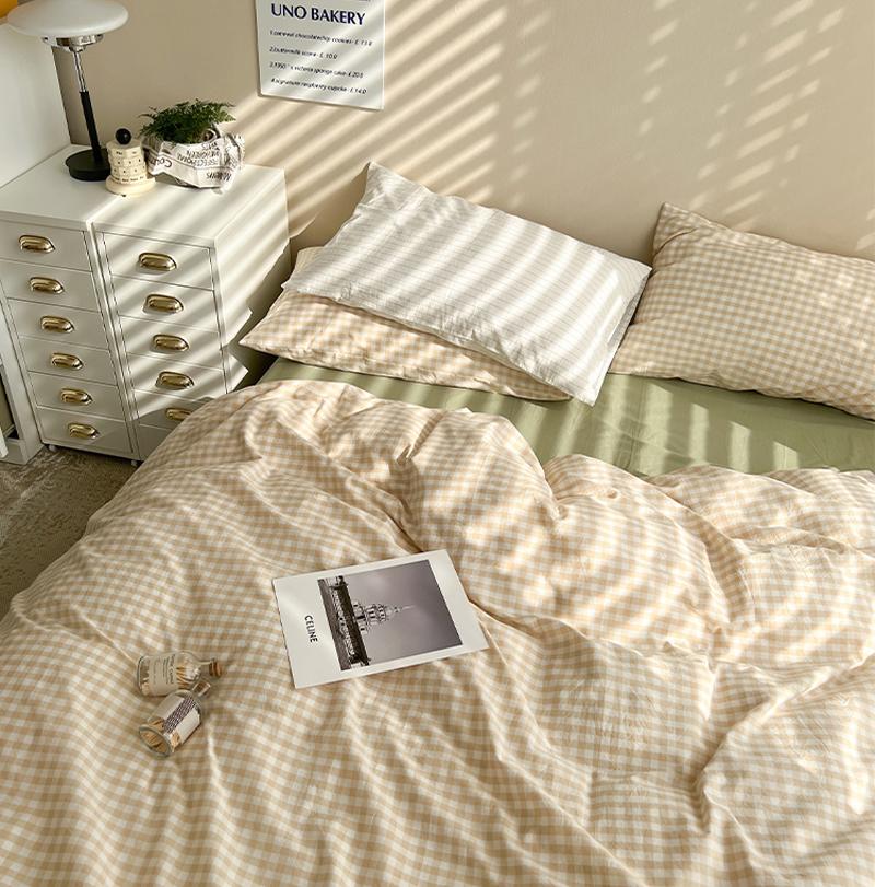 Rynx Pastel Check Bed Linen Set