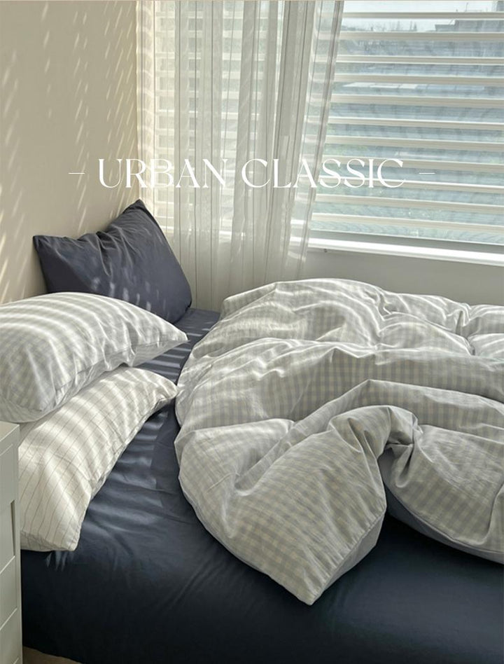Rynx Pastel Check Bed Linen Set