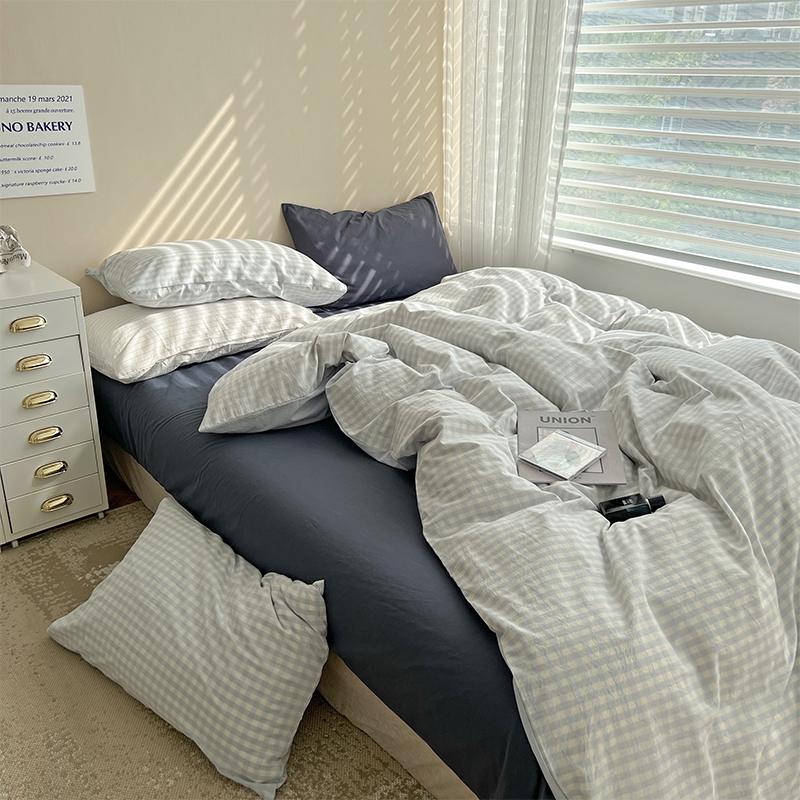 Rynx Pastel Check Bed Linen Set