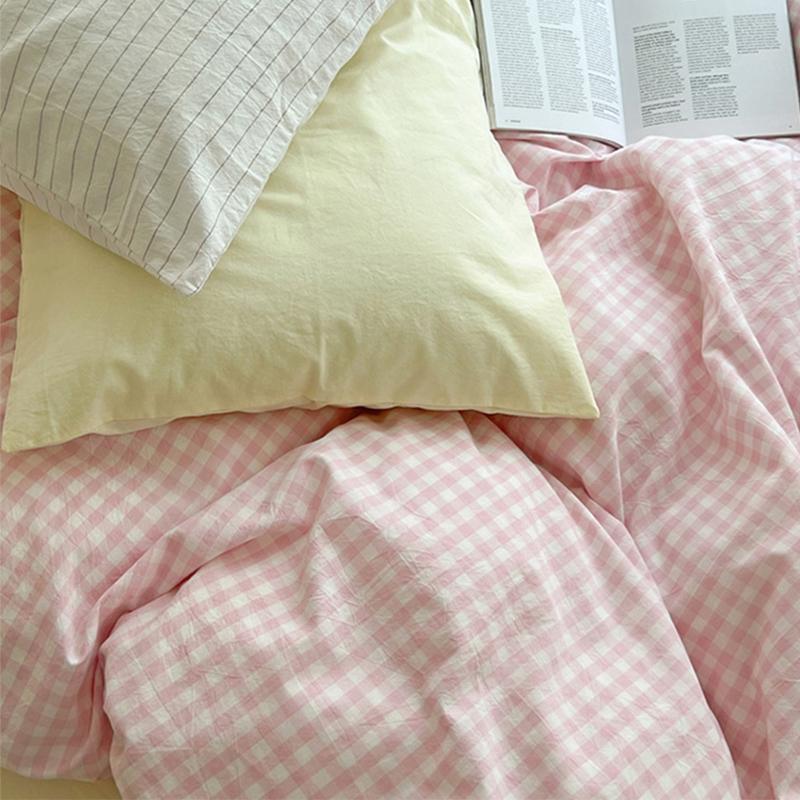 Rynx Pastel Check Bed Linen Set