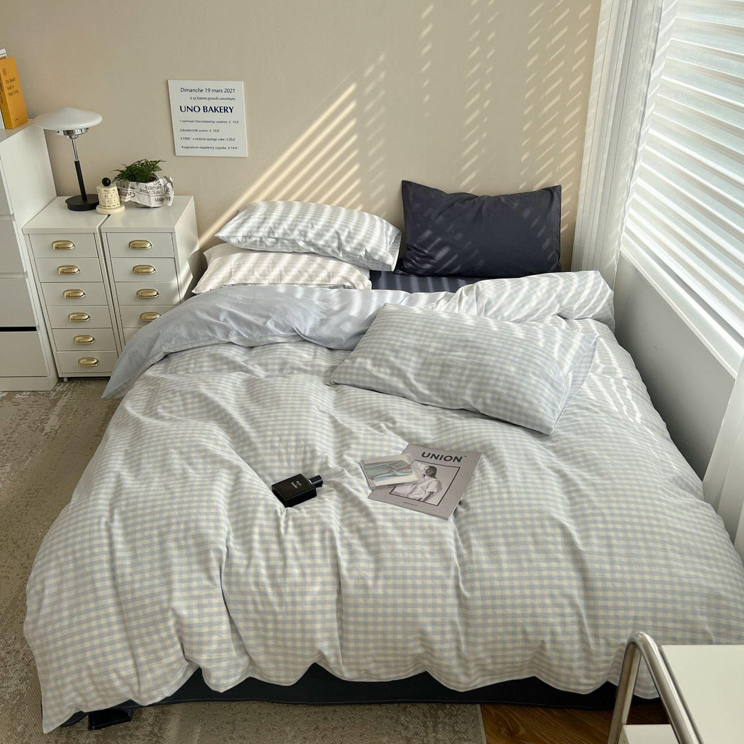 Rynx Pastel Check Bed Linen Set