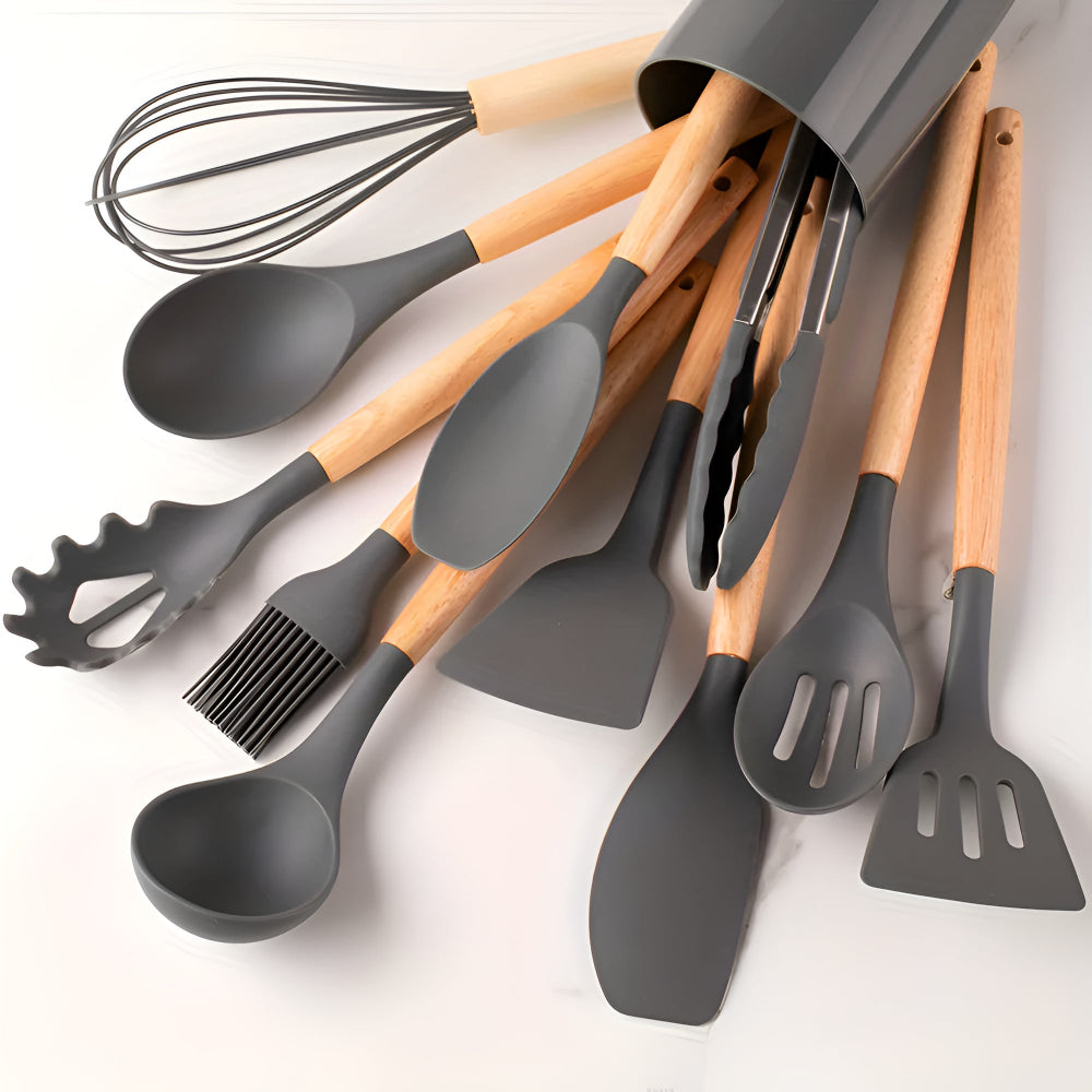 Lisslune | Silicone Cooking Utensils Set