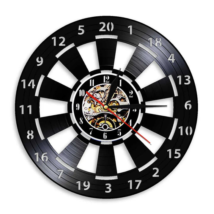 Lisslune | DartGlow Vintage Dartboard Wall Clock