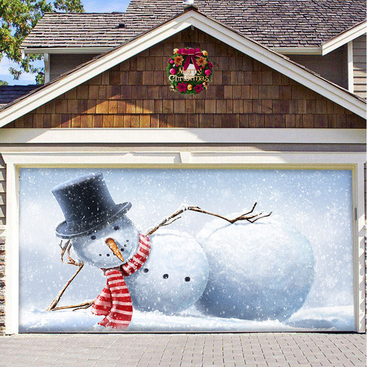 Lisslune | Snow Garage Door Banner Ornament