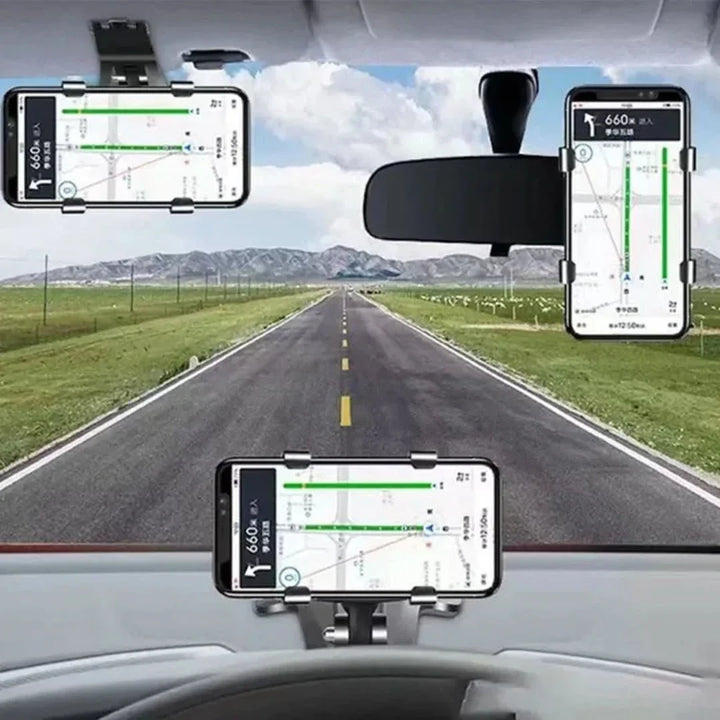 Lisslune | Universal Rotatable Phone Holder for Car – Safe and Hands-Free Navigation
