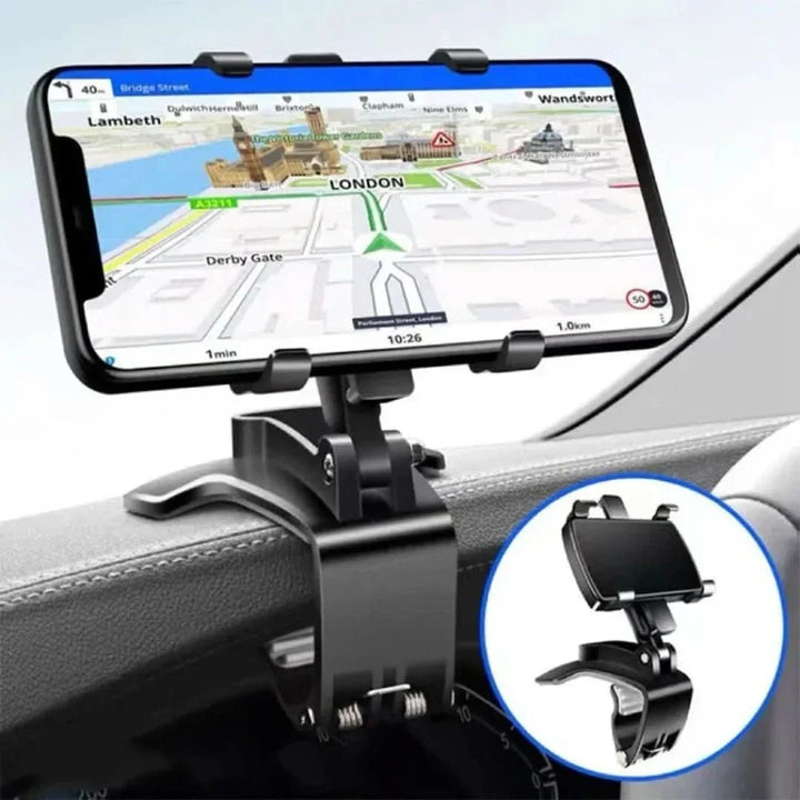 Lisslune | Universal Rotatable Phone Holder for Car – Safe and Hands-Free Navigation