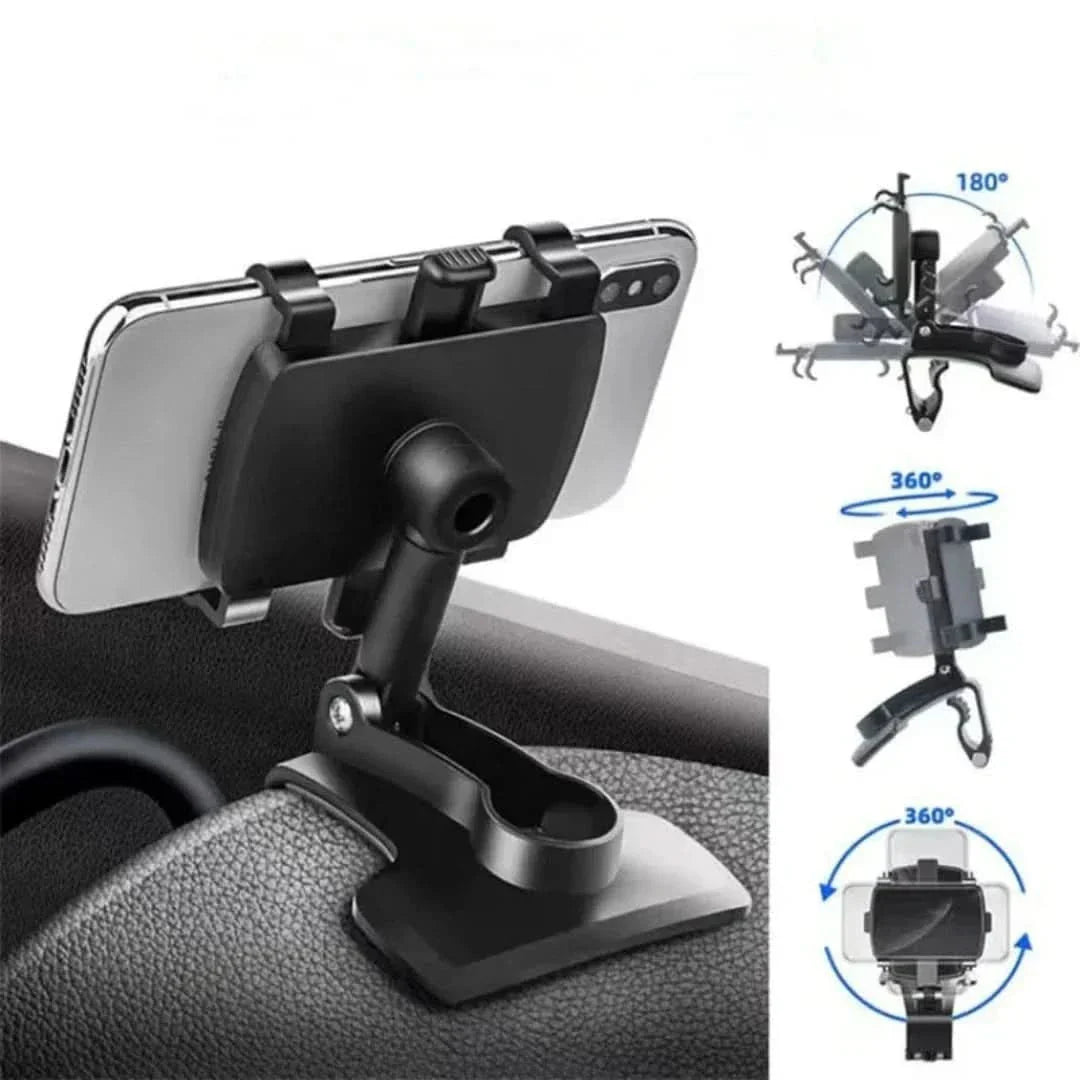 Lisslune | Universal Rotatable Phone Holder for Car – Safe and Hands-Free Navigation