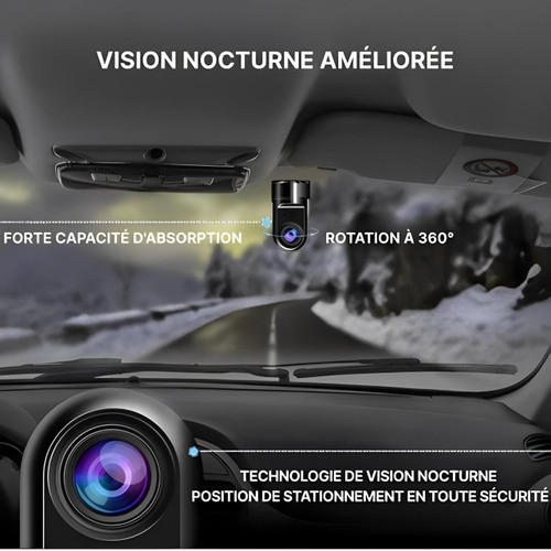 Lisslune | RoadGuard Smart Dashcam – With Parking Monitoring, ADAS and GPS Tracking