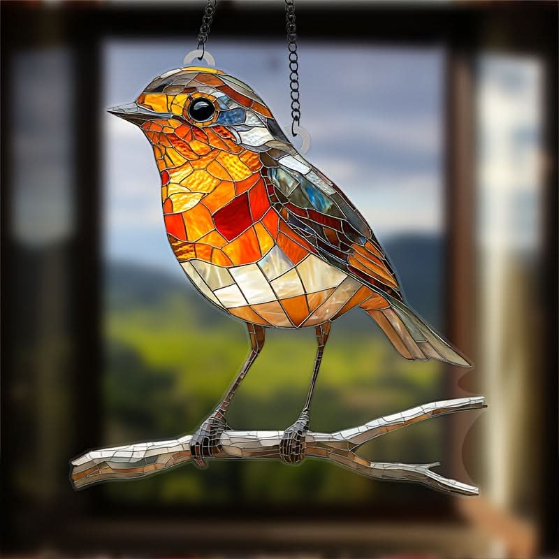 Lisslune | Acrylic Bird Sun Catcher Hanging Window Decor