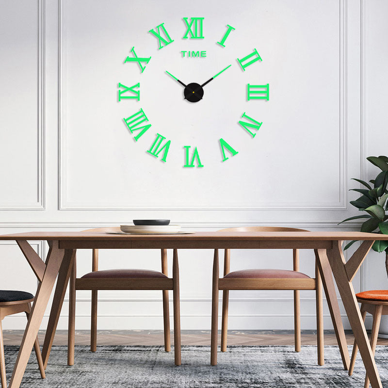Lisslune | 3D Luminous Silent Wall Clock