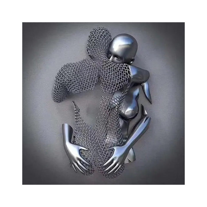 Lisslune | Artizone Silver Canvas Painting
