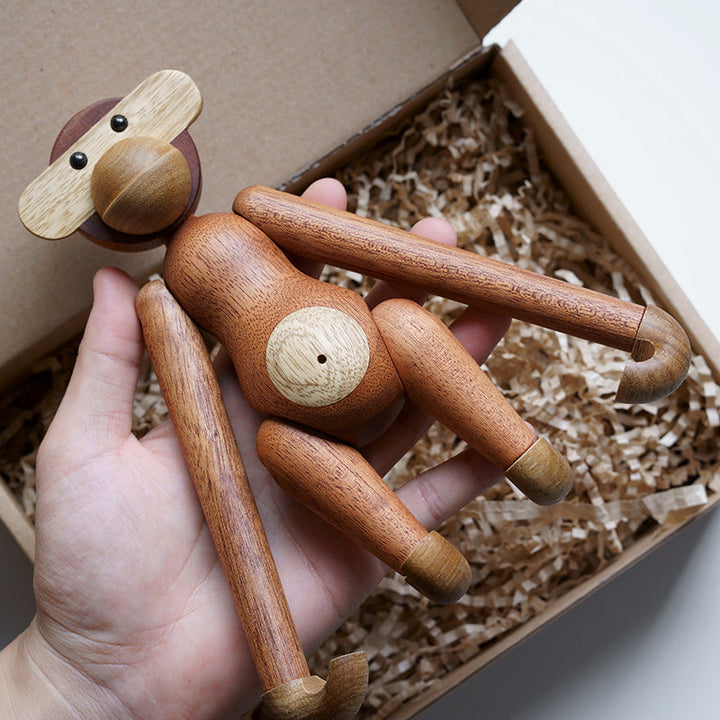Lisslune | Cheeky Monkey Solid Wood Ornament