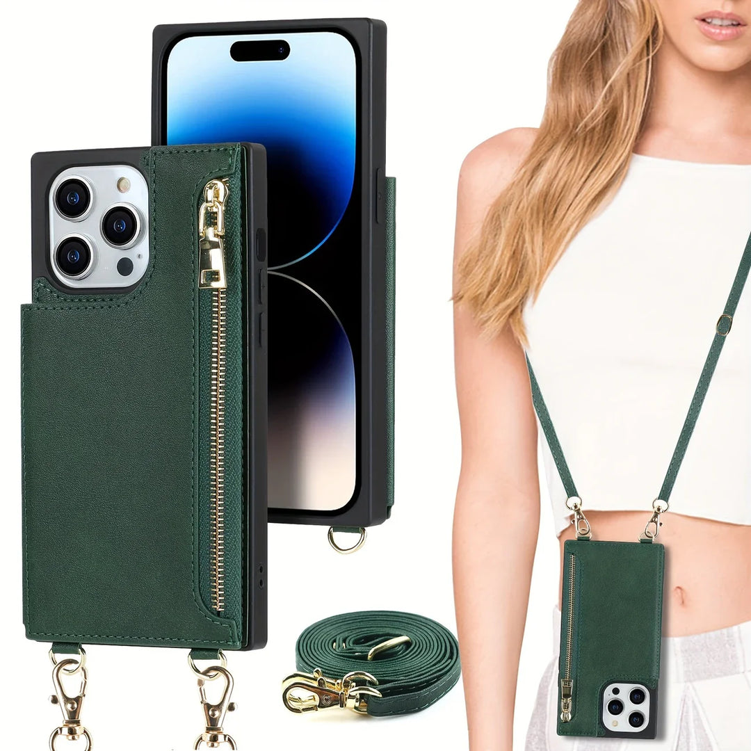 Lisslune | 3in1 Phone Case with Card and Coin Pocket Crossbody Bag