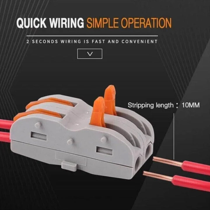 Lisslune | Push-type quick connection terminal, wire splitting