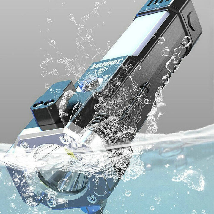 Lisslune | Super Bright Rechargeable LED Handheld Flashlight Portable Spotlight 4 Mode New