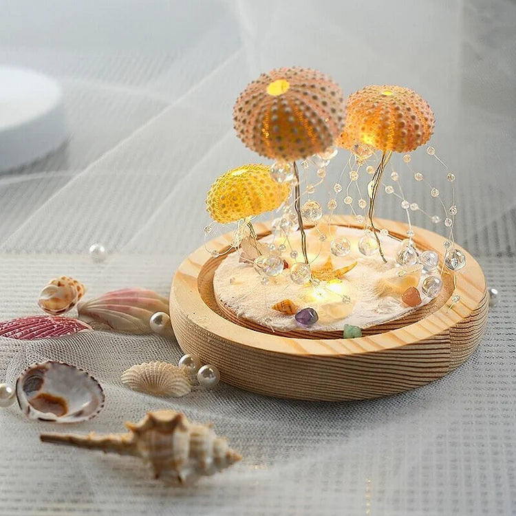 Lisslune | LumiCraft – Unique DIY table lamp with natural sea shell for a cozy décor