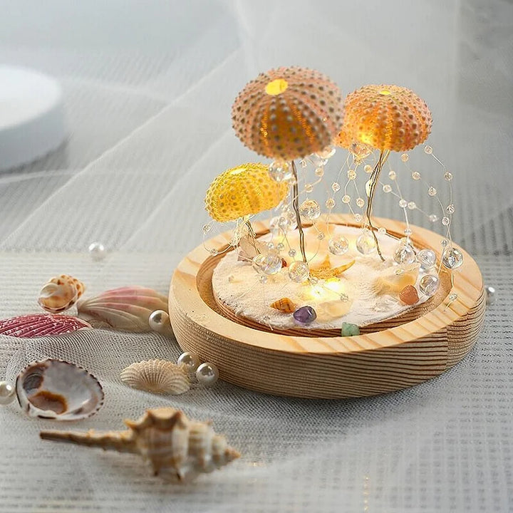 Lisslune | LumiCraft – Unique DIY table lamp with natural sea shell for a cozy décor