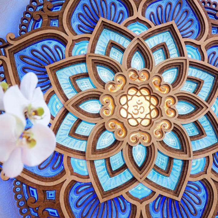 Lisslune | Mandala Yoga Room Night Light LED
