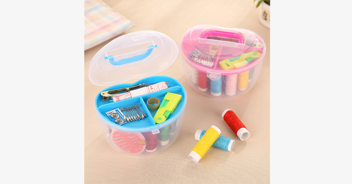 Lisslune | Heart-shaped 9-piece sewing tool set