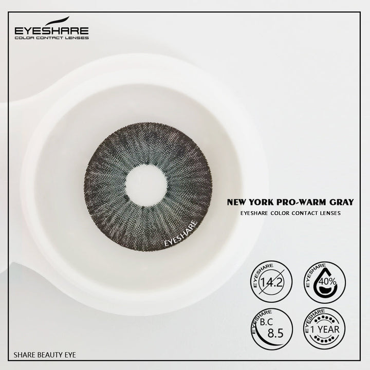 Rynx NewYork Warm Gray 14.2mm 1 Pair | 1 Year