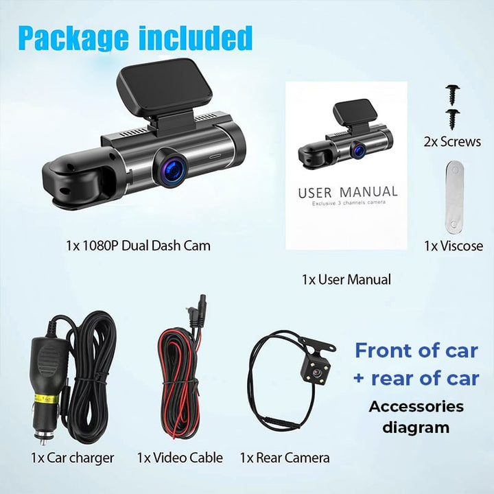 Lisslune | Front and rear view camera