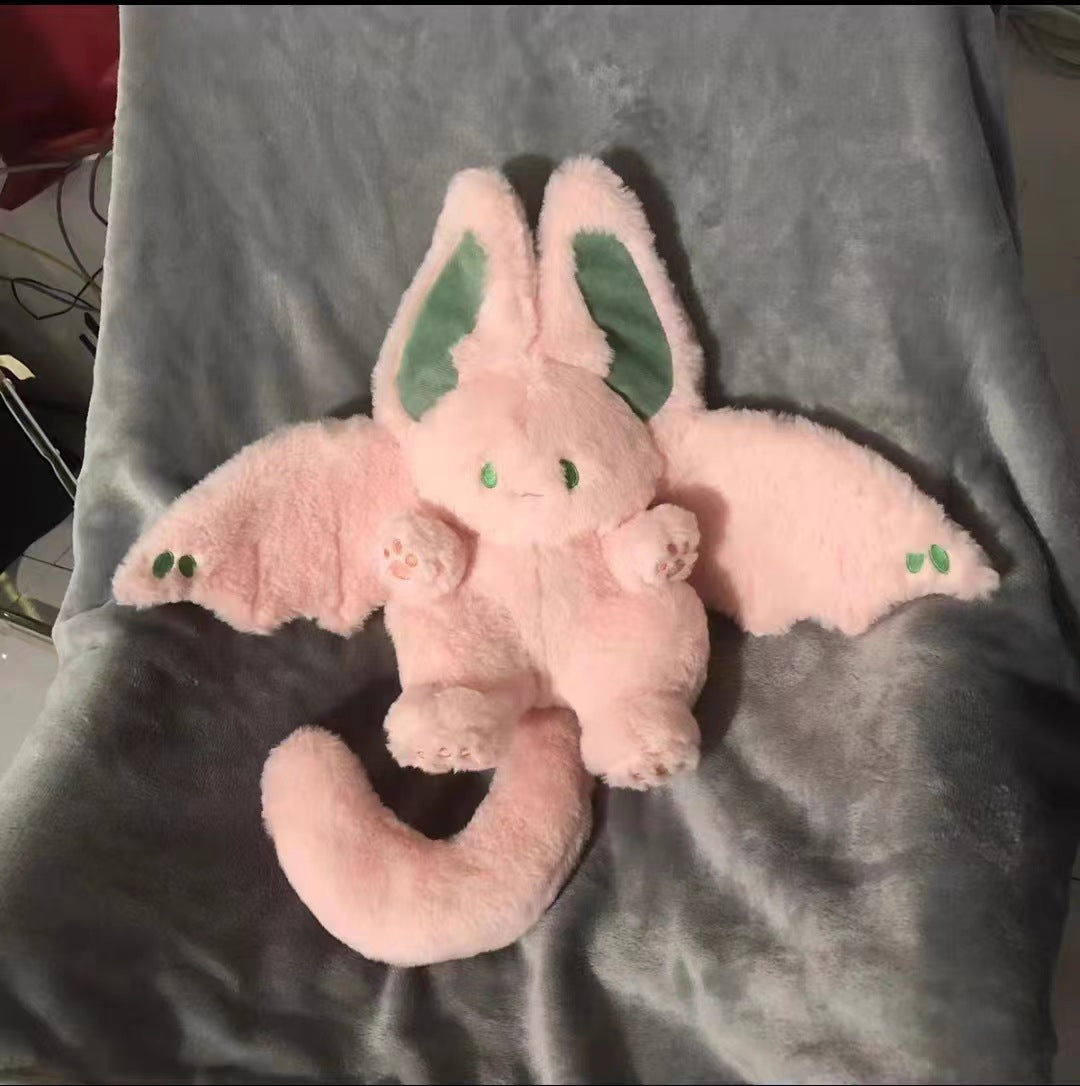 Lisslune | Plush Bat Bunny-Pink