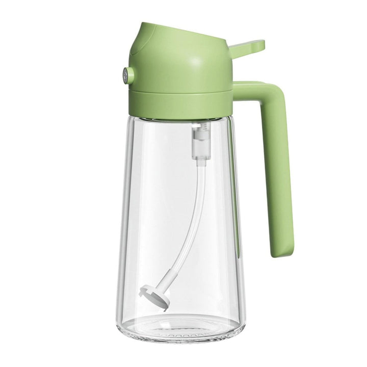 Lisslune | 2-in-1 Oil Dispenser Bottle | Oil Sprayer and Dispenser | Healthy Cooking