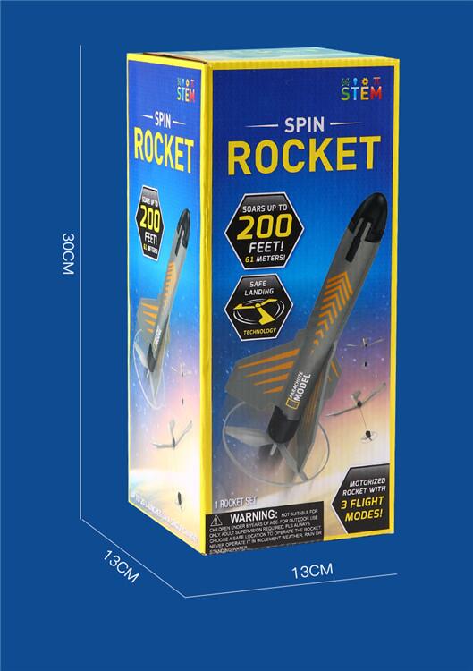 Lisslune | National Geographic Rocket Launcher for Kids-space toy gift for boys and girls