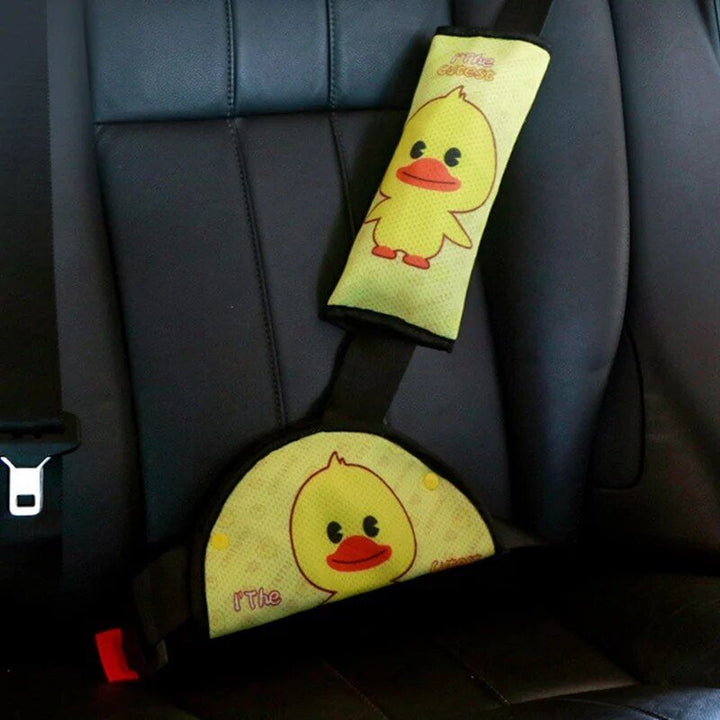 Lisslune | Children's Cartoon Safety Seatbelt Cushion and Adjustment Set