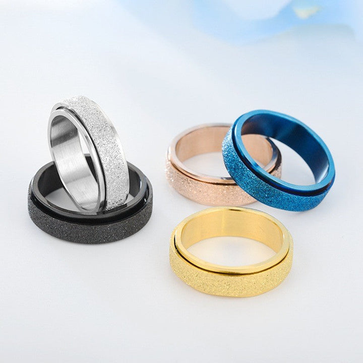 Lisslune | Rotating anxiety rings relieve stress for women and men