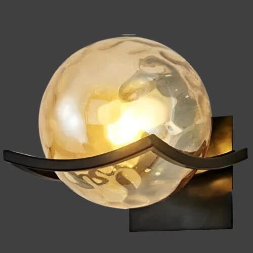 Lisslune | Modern LED Wall Lamp with Glass Panel