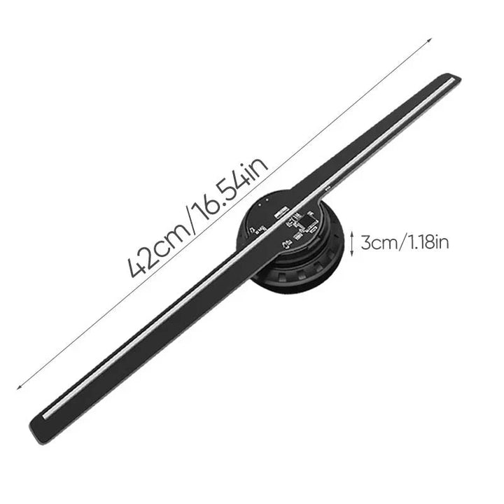Lisslune | 3D Hologram LED Fan Projector – High-Resolution Visual Display for Home, Business & Events