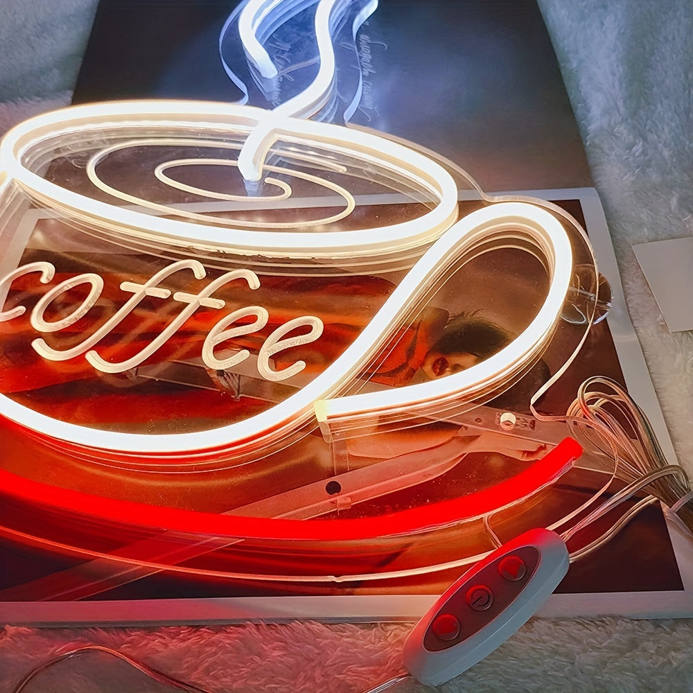 Lisslune | LED Neon Coffee Mug Wall Light