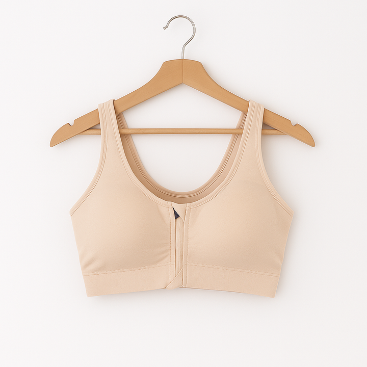 Lisslune | Women’s Sports Bra with Front Zipper Breathable