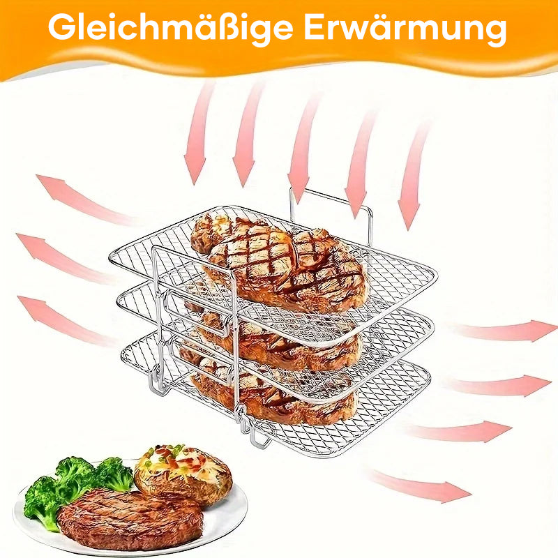 Lisslune | Multi-layer stainless steel grill