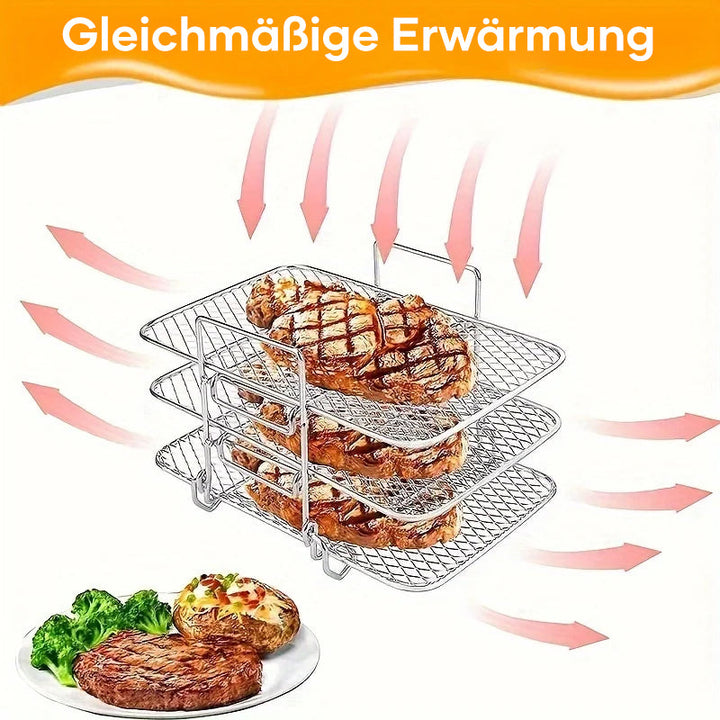 Lisslune | Multi-layer stainless steel grill