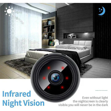 Lisslune | Mini Wireless Magnetic Camera, Live Audio & Video Monitoring in Real Time