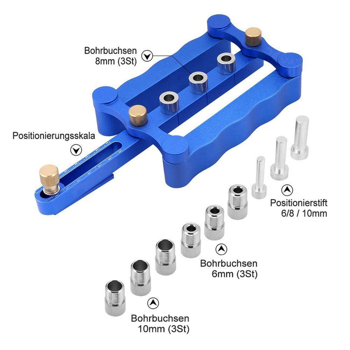 Lisslune | Vertical hole locating device, 6/8/10 MM drill tool