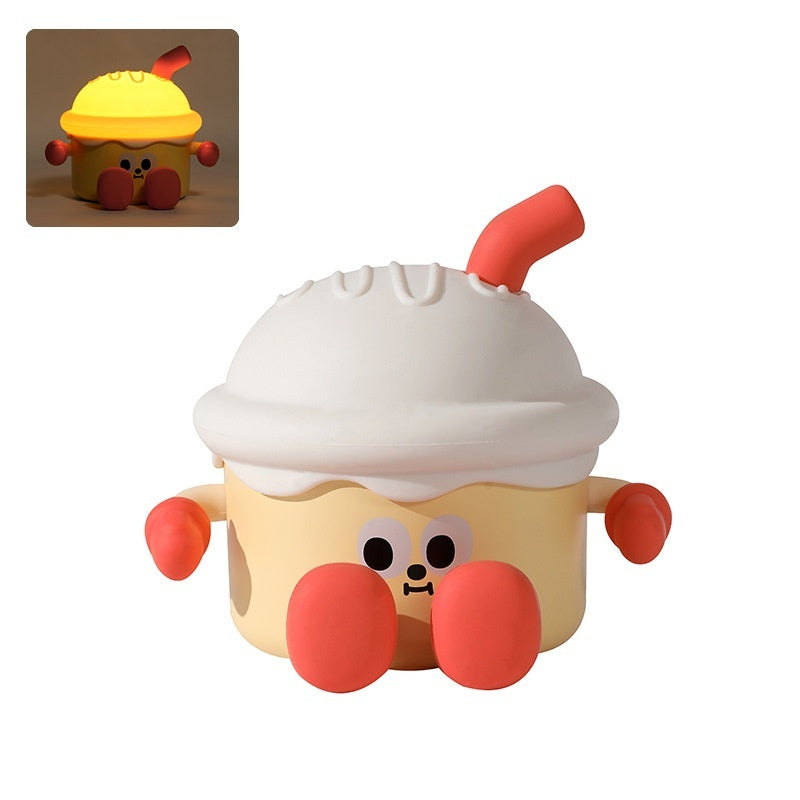 Lisslune | Ice Cream Night Light USB Charging Three-Level Dimming Nightstand Lamp