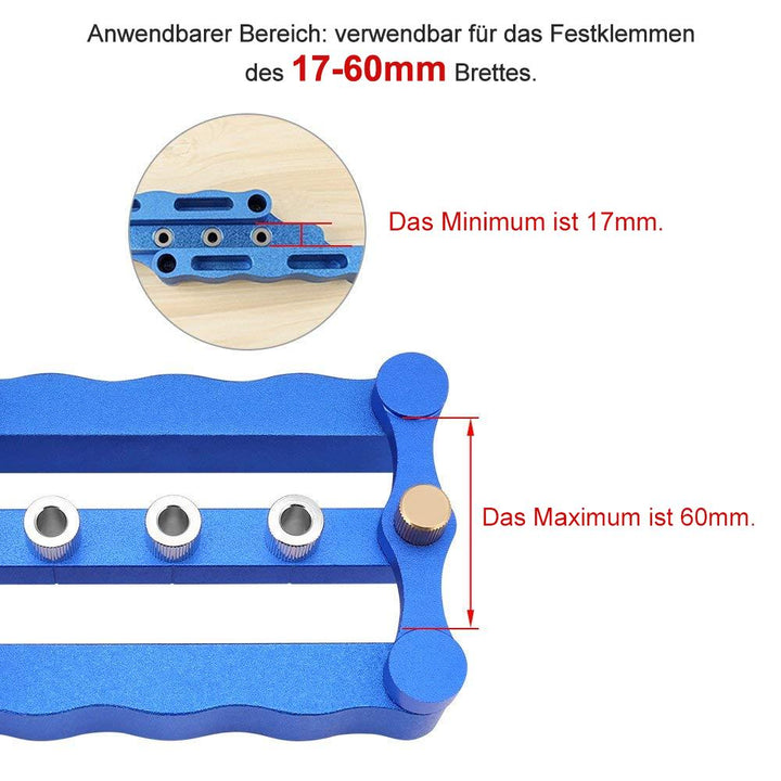 Lisslune | Vertical hole locating device, 6/8/10 MM drill tool