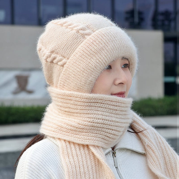 Lisslune | Integrated Ear Protection Windproof Cap Scarf