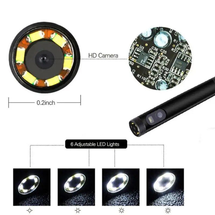 Lisslune | High-resolution endoscope for car inspection