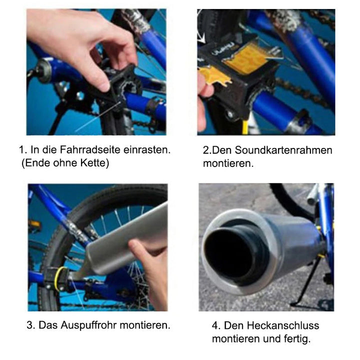Lisslune | Bicycle exhaust pipe