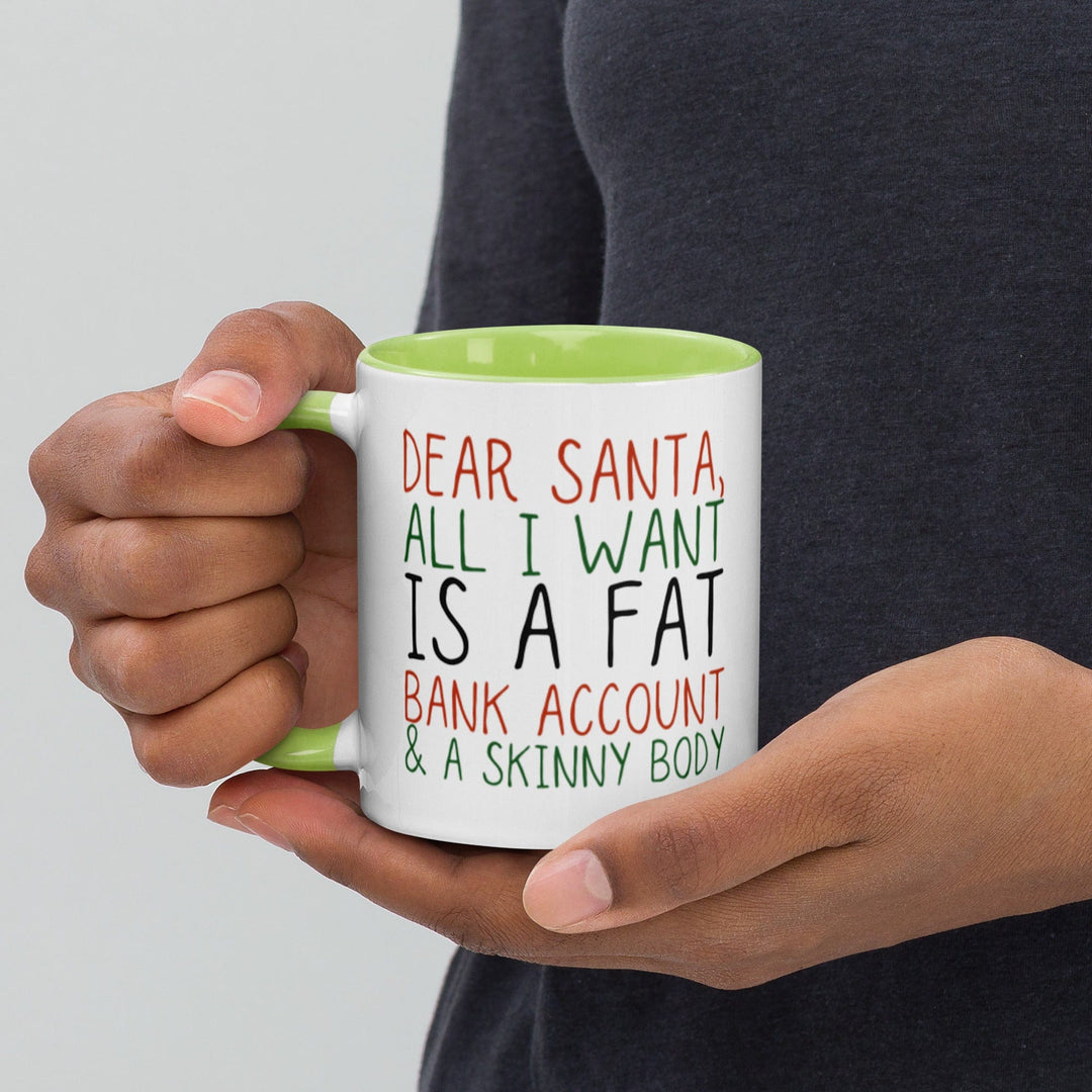 Lisslune | Dear Santa - Please don't mix it up with cups with color inside