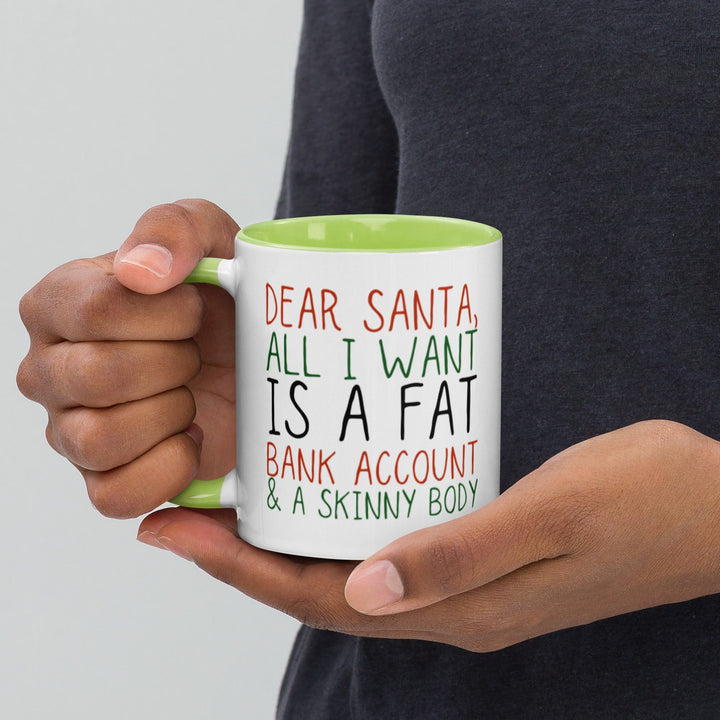 Lisslune | Dear Santa - Please don't mix it up with cups with color inside